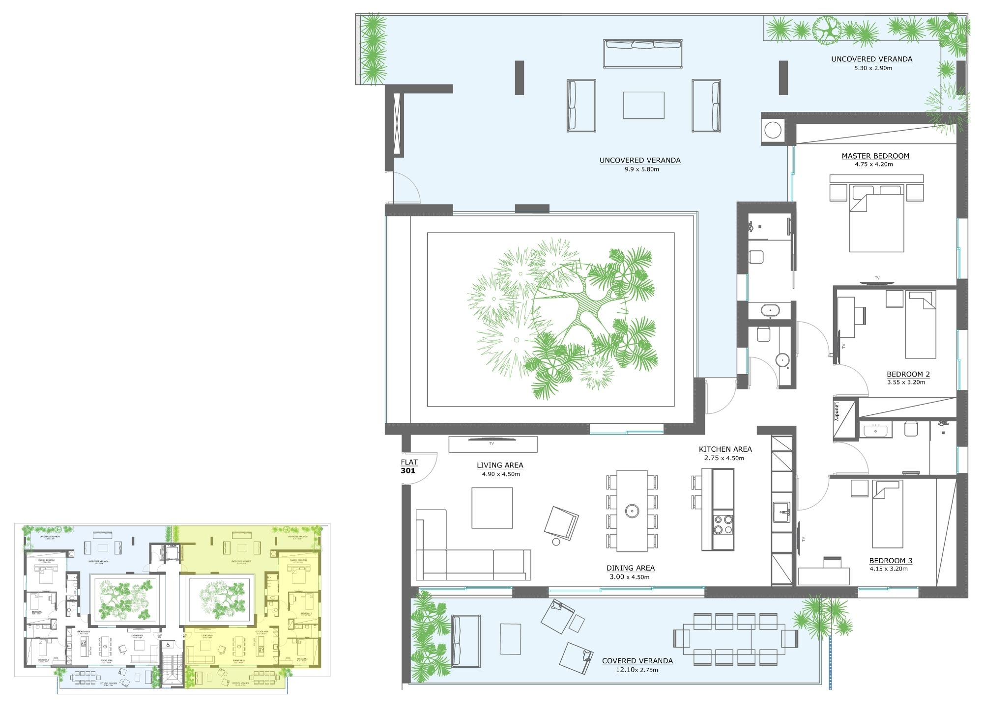 Floorplan Academia-301