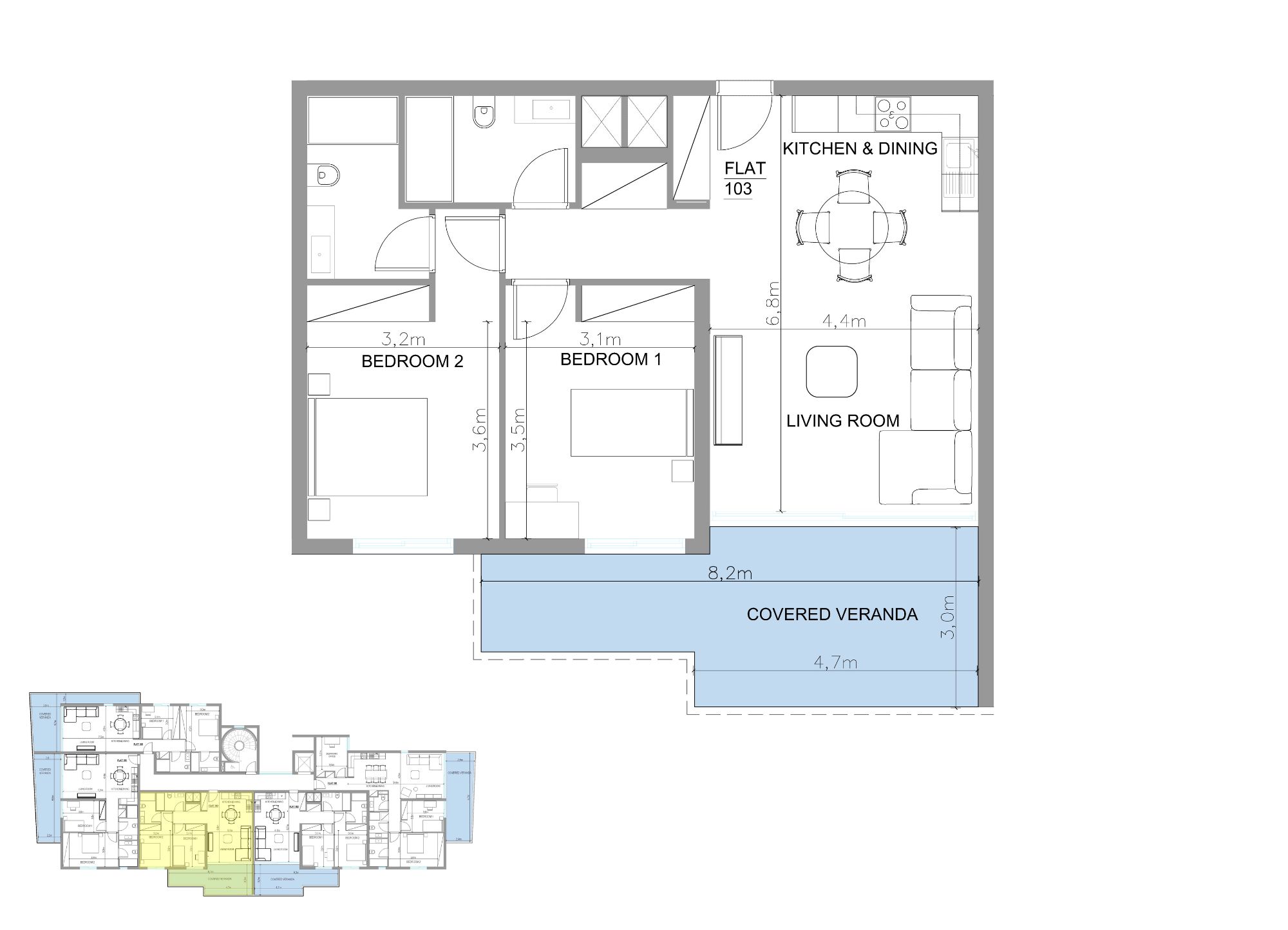 Floorplan Aesop-103