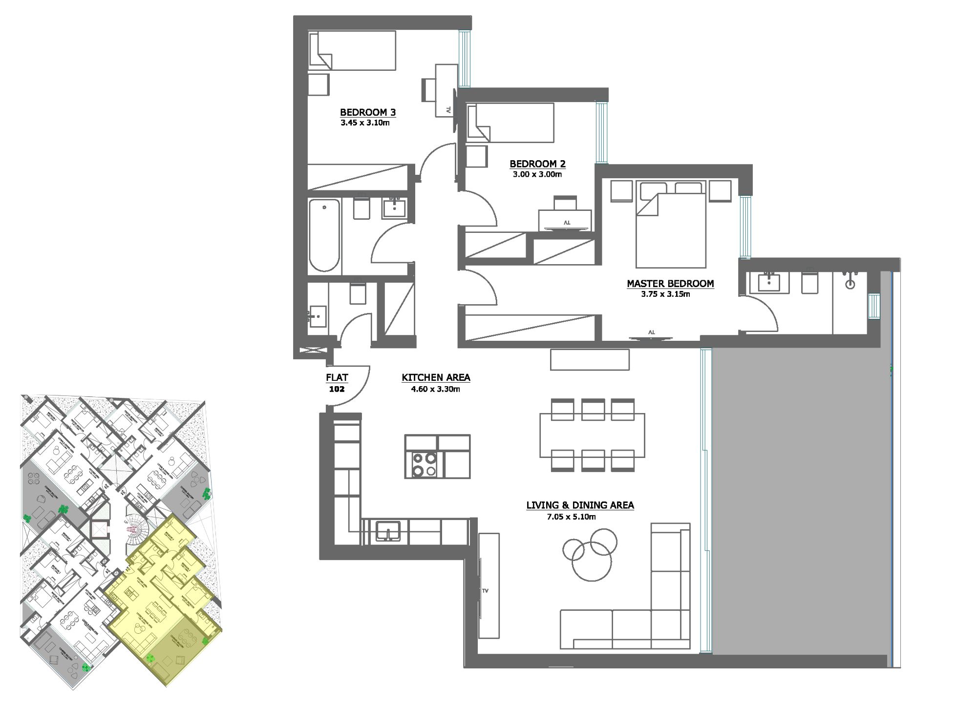 Floorplan Avia-102