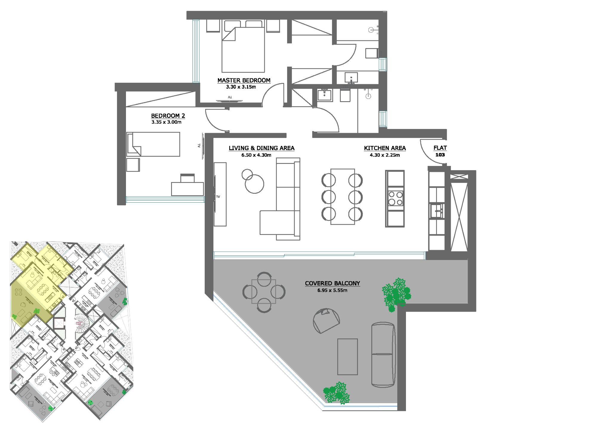 Floorplan Avia-103