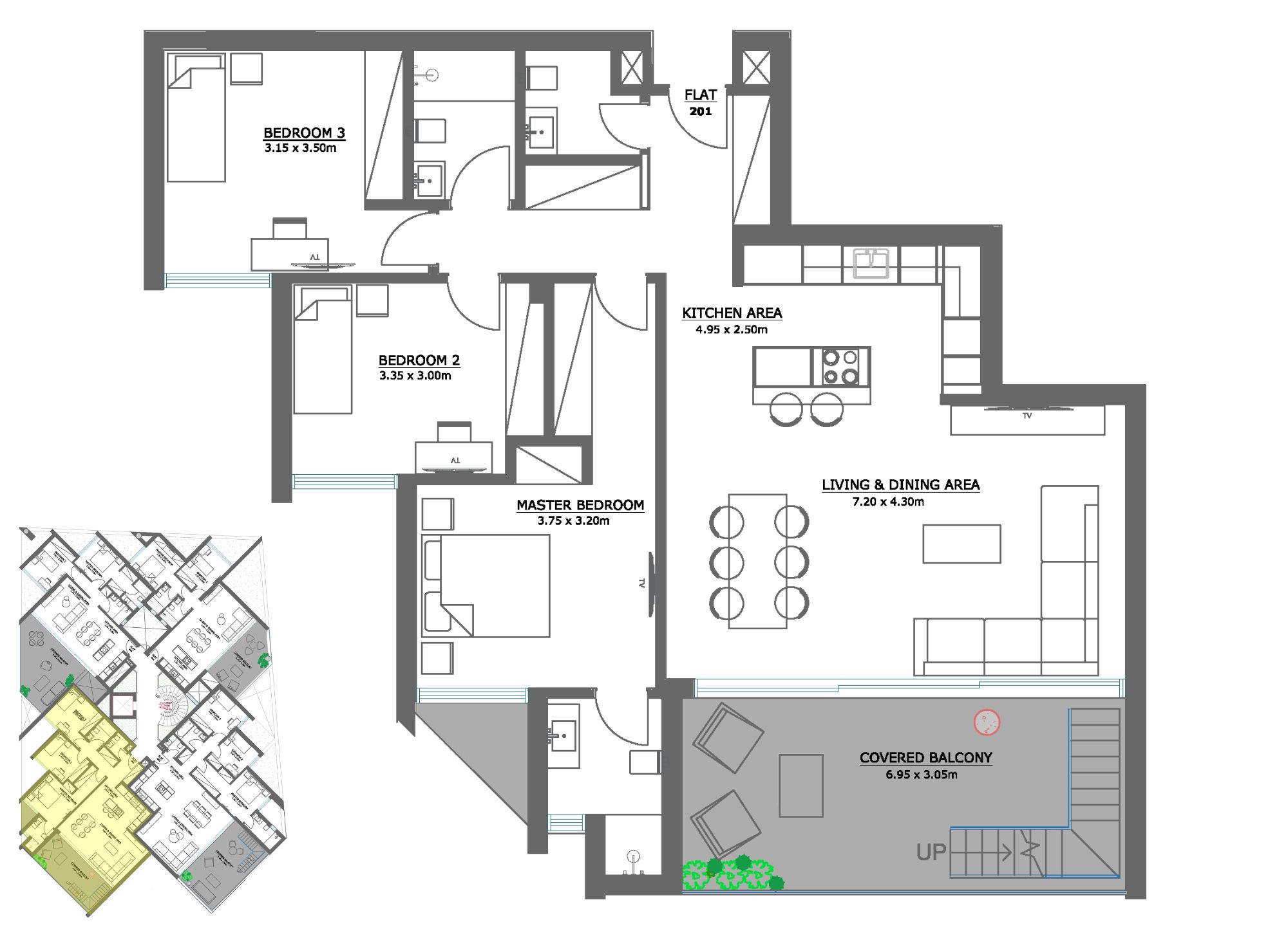 Floorplan Avia-201