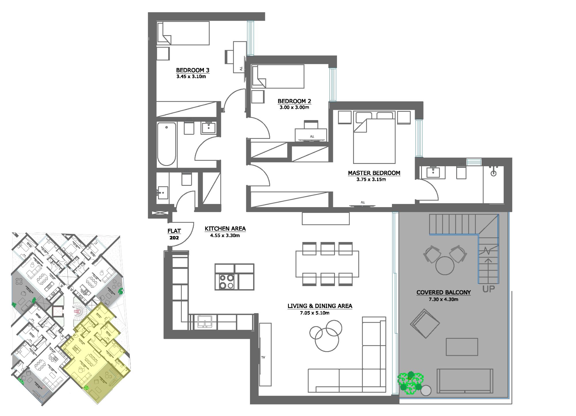 Floorplan Avia-202