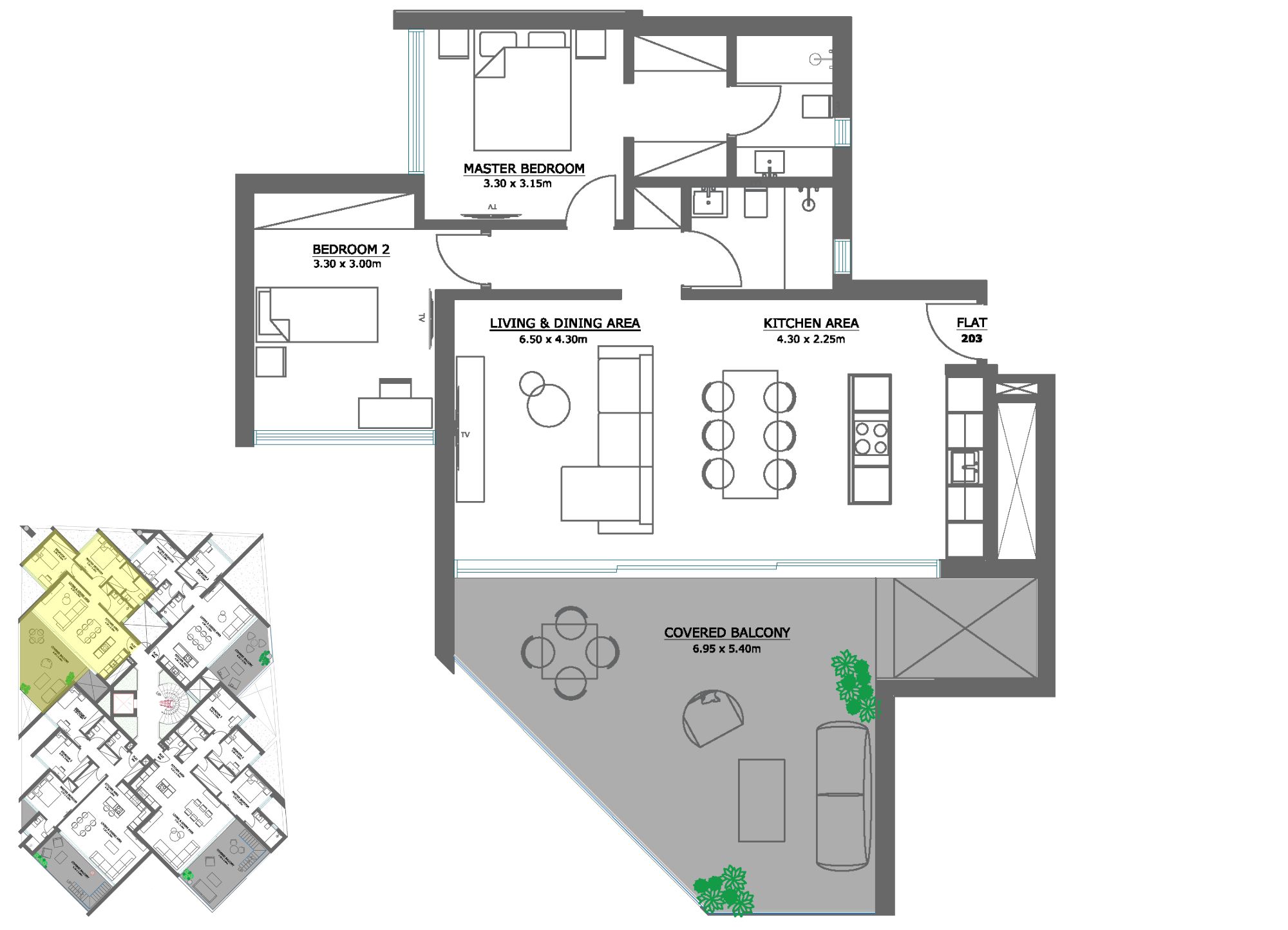 Floorplan Avia-203