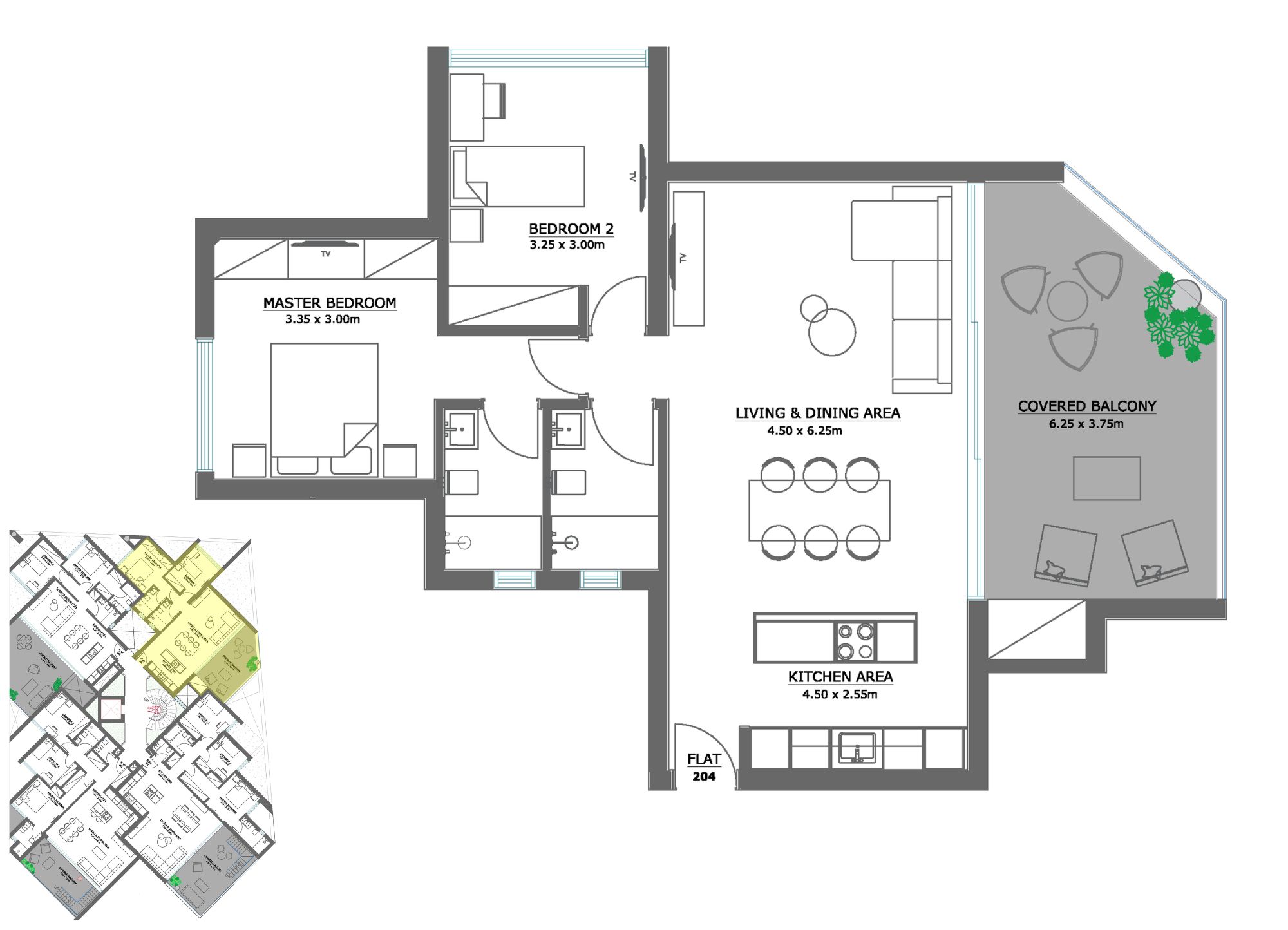 Floorplan Avia-204