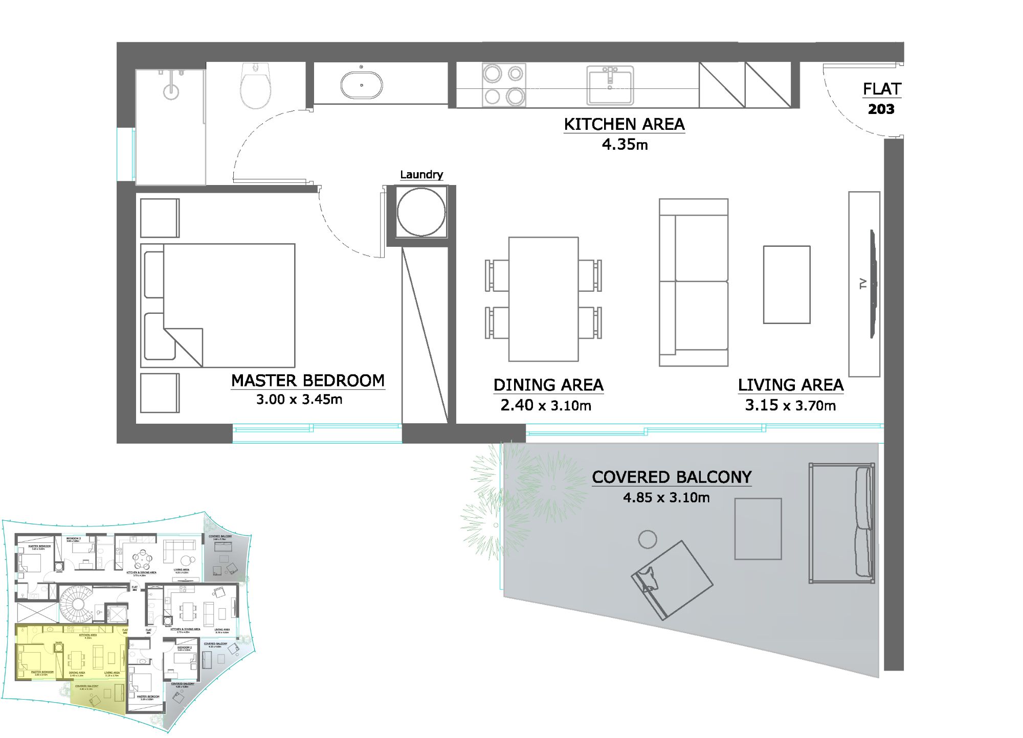 Floorplan Calliste-203