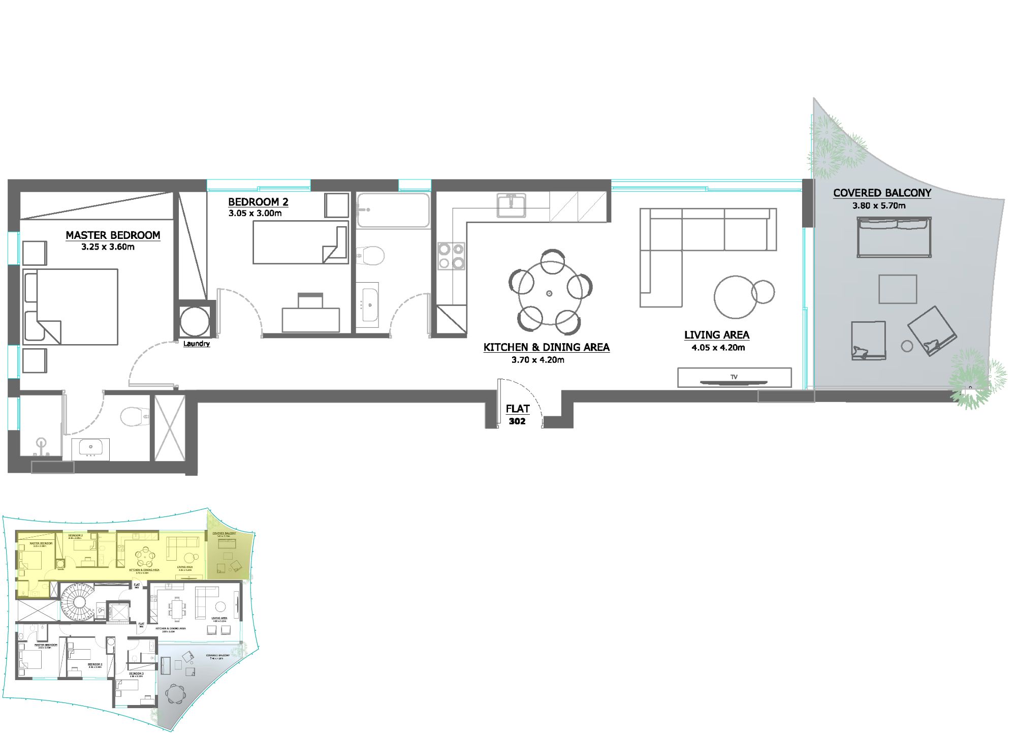 Floorplan Calliste-302